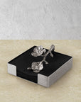 White Orchid Napkin Holder