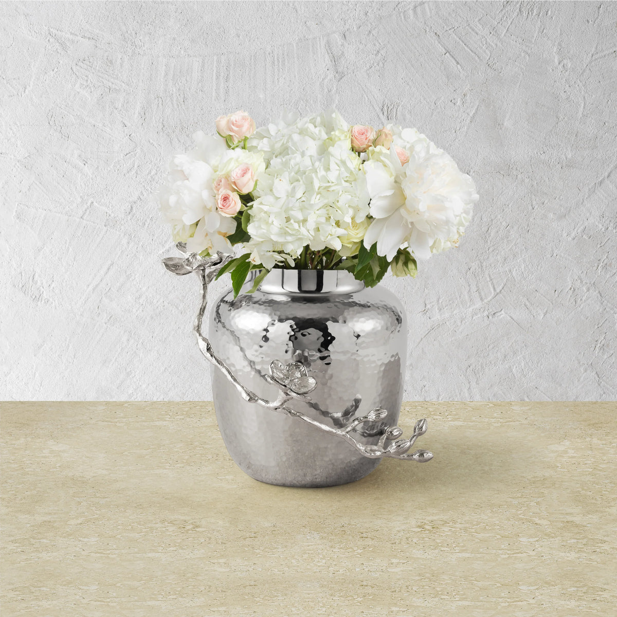 White Orchid Vase