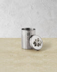 White Orchid Round Container