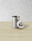White Orchid Round Container