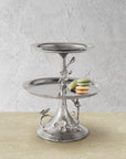White Orchid 2-Tier Etagere