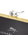 Lovebirds Silver & Gold 4 x 6 Frame