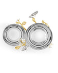 Lovebirds Silver & Gold Double Dish