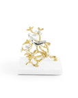 Lovebirds Silver & Gold Decorative Object