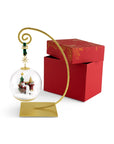 Santa by the Fireplace Ornament