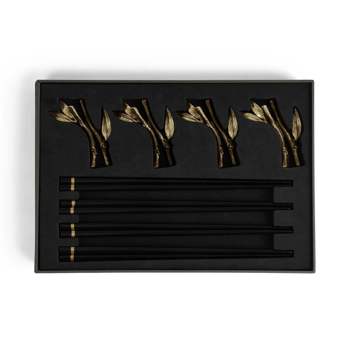 Michael Aram Zen Garden Chopsticks & Stand Set
