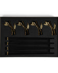 Michael Aram Zen Garden Chopsticks & Stand Set
