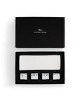 Reflective Gift Set - Napkin Rings and Napkins S/4