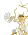 Michael Aram Butterfly Ginkgo Gold Candleholders S/2