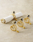 Michael Aram Anemone Napkin Ring Set
