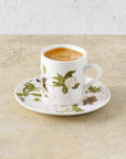 Michael Aram Anemone Painted Demitasse Set of 4