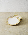 Michael Aram Anemone Tidbit Plate Set