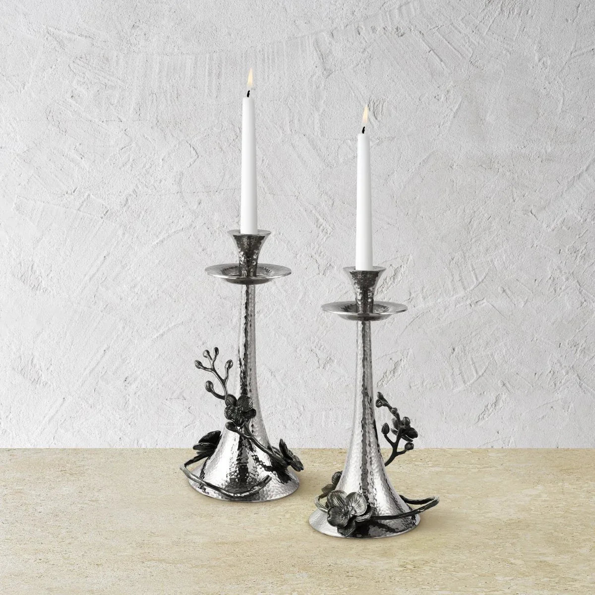 Michael Aram Black Orchid Candleholders