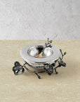 Michael Aram Black Orchid Caviar Dish w/ Spoon