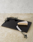 Michael Aram Black Orchid Cheese Board with Knife