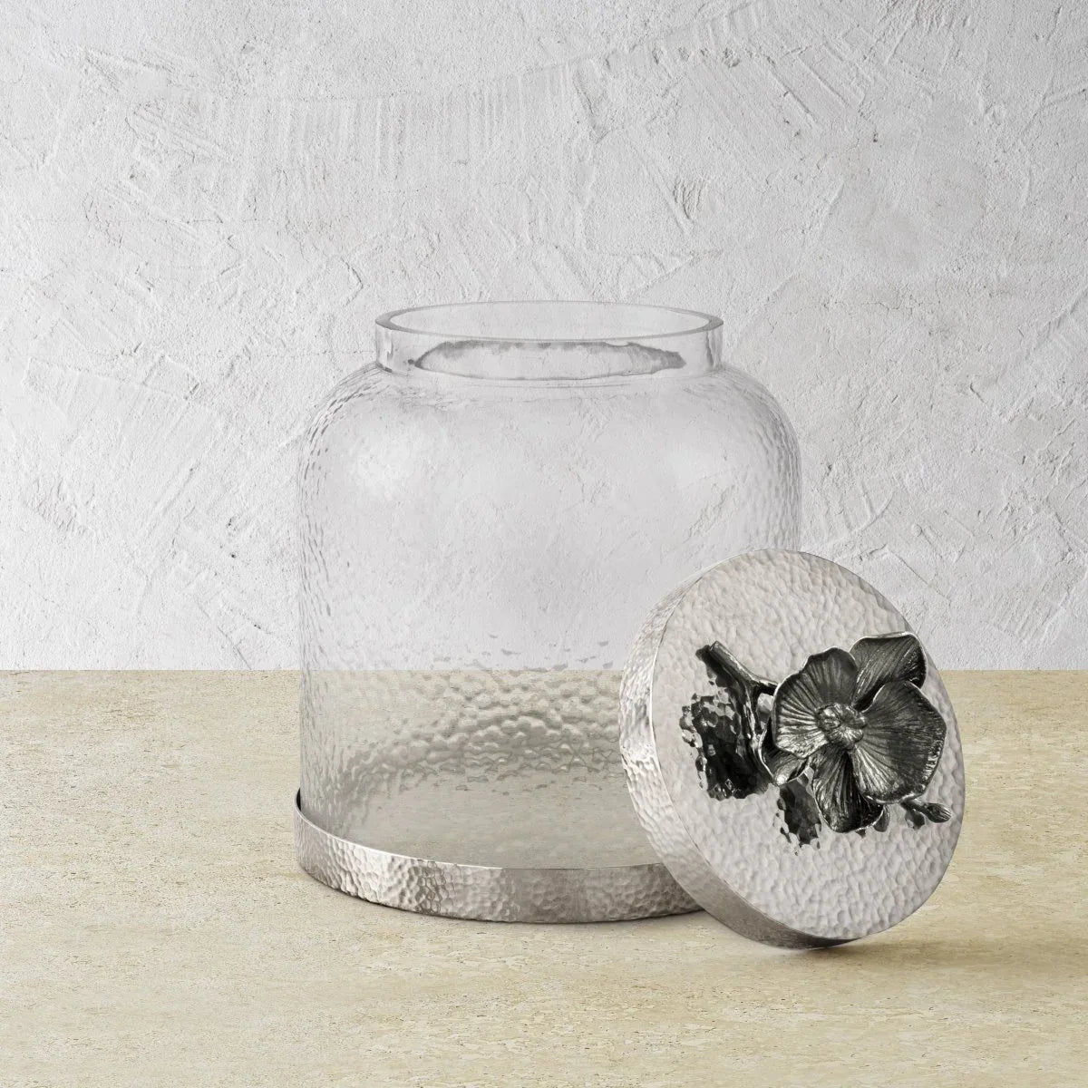 Michael Aram Black Orchid Cookie Jar