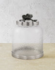 Michael Aram Black Orchid Cookie Jar