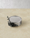 Michael Aram Black Orchid Drink Coaster Set