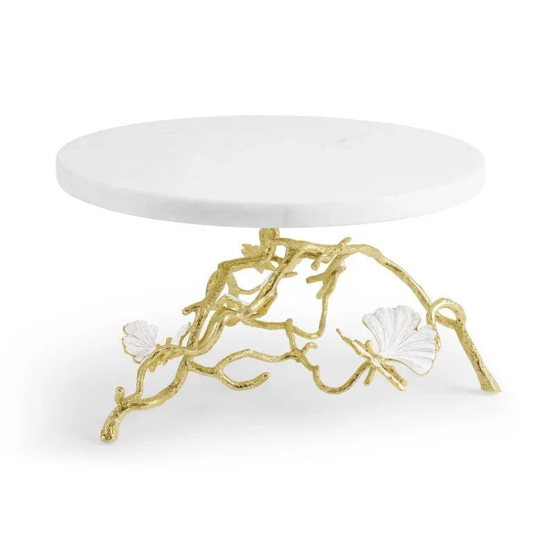 Michael Aram Butterfly Gingko Gold Cakestand