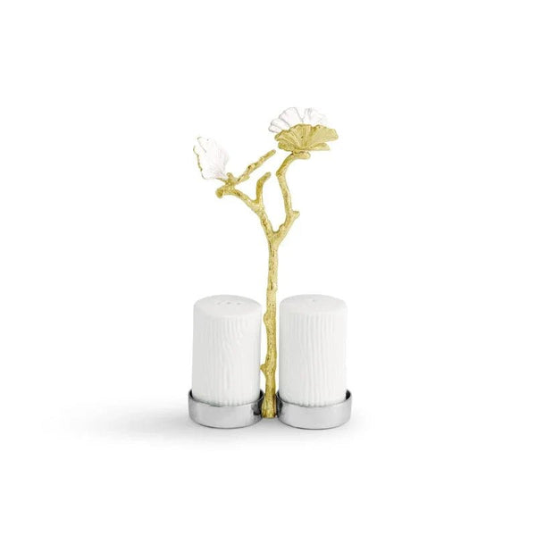 Michael Aram Butterfly Gingko Gold Salt & Pepper Shaker Set