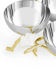 Michael Aram Butterfly Gingko Gold Triple Bowl