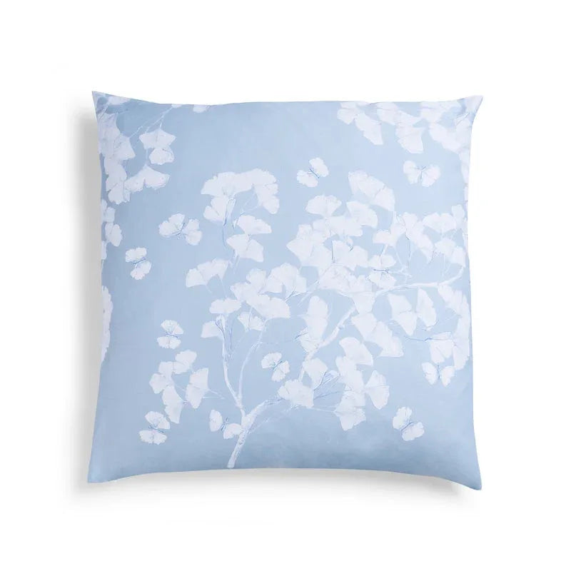 Michael Aram Butterfly Ginkgo Euro Shams - Sky and White