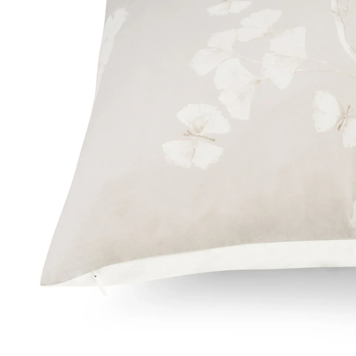 Michael Aram Butterfly Ginkgo Euro Shams - Stone and White