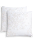 Michael Aram Butterfly Ginkgo Euro Shams - Stone and White