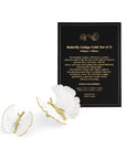 Michael Aram Butterfly Ginkgo Gold Decorative Objects Set of 2