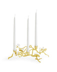Michael Aram Butterfly Ginkgo Gold Low Candleholders