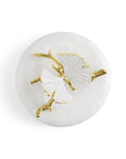 Michael Aram Butterfly Ginkgo Gold Porcelain Canister