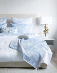 Michael Aram Butterfly Ginkgo King Duvet Sky and White