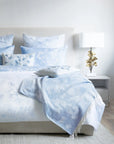 Michael Aram Butterfly Ginkgo King Duvet Sky and White
