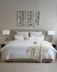 Michael Aram Butterfly Ginkgo King Shams - Stone and White