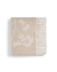 Michael Aram Butterfly Ginkgo Throw Stone and White