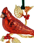 Michael Aram Cardinal Glass Ornament
