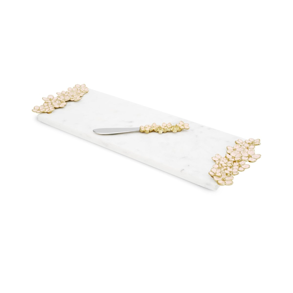 Michael Aram Cherry Blossom Small Cheese Board with Knife