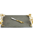 Michael Aram Gardenia Cheeseboard with Knife