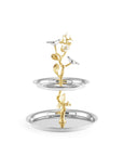 Michael Aram Lovebirds Silver & Gold Etagere
