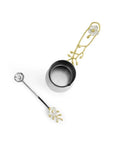 Michael Aram Orchid Coffee Pot with Spoon