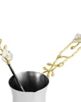 Michael Aram Orchid Coffee Pot with Spoon
