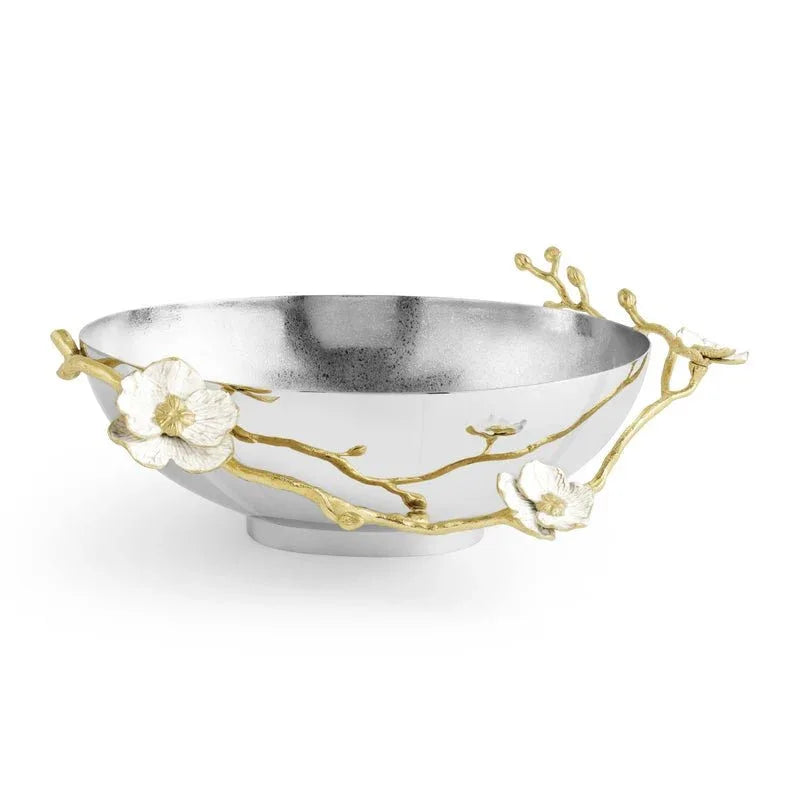 Michael Aram Orchid Low Oval Bowl