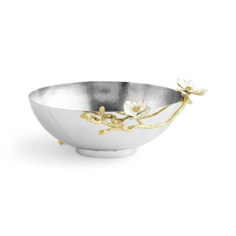 Michael Aram Orchid Low Oval Bowl
