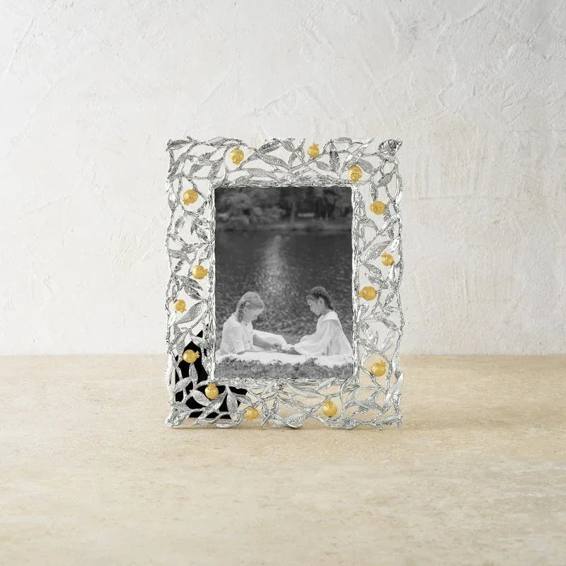 Michael Aram Pomegranate Silver & Gold 5x7 Frame