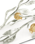 Michael Aram Pomegranate Silver & Gold Vertical Napkin Holder