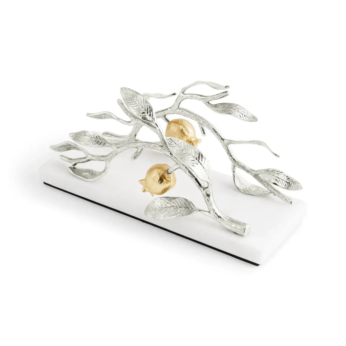 Michael Aram Pomegranate Silver & Gold Vertical Napkin Holder