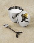 Michael Aram Pomegranate Sugar Pot with Spoon