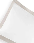 Michael Aram Queen Pillowcase Set - Stone and White