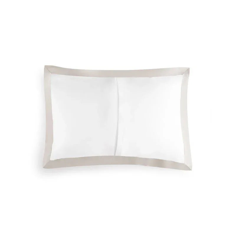 Michael Aram Queen Pillowcase Set - Stone and White