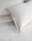 Michael Aram Queen Sheet Set - Stone and White